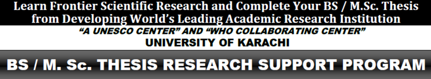 International Center for Chemical and Biological Sciences - Welcome